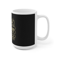Black Is My Happy Color Sarcastic Funny Ceramic Mug 15oz