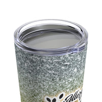 Allergic To Mornings Sarcastic Funny Tumbler 20oz